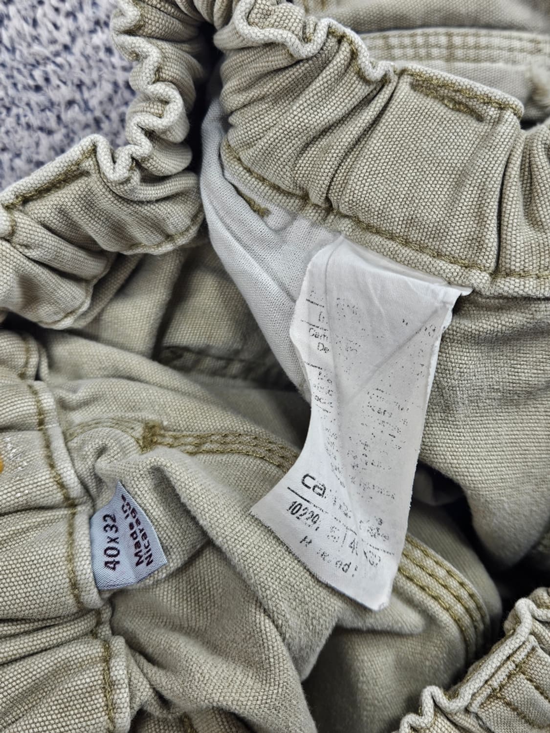 칼하트 코튼 카펜터 워크 팬츠 리페어커스텀 ( 40X32 )/ 11754 상품이미지7