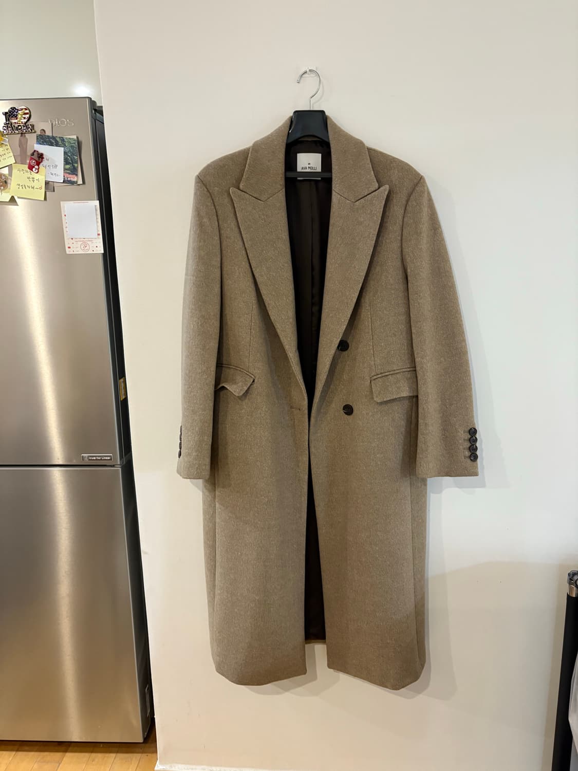 아바몰리 베이지 코트 m사이즈 상품이미지3