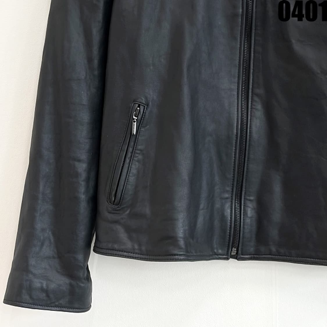 본디치(Von Dutch) 레더 라이더 자켓 100 0401 상품이미지3