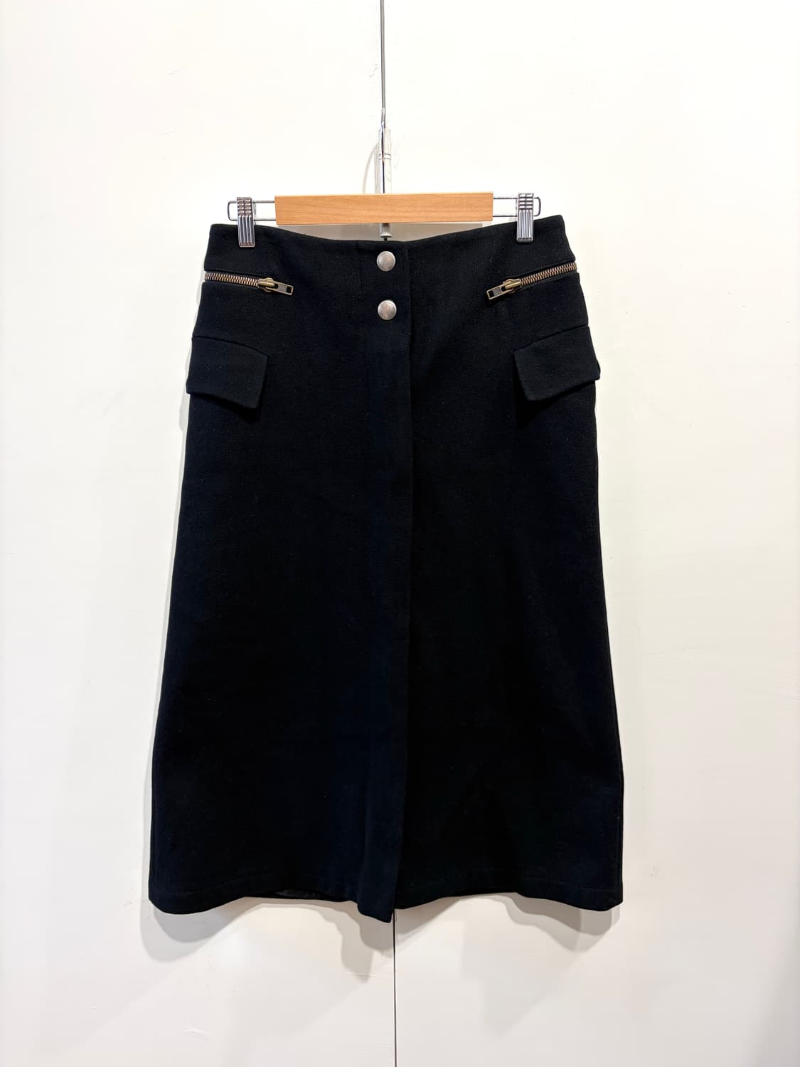 미우미우 포켓 울 스커트 상품이미지1