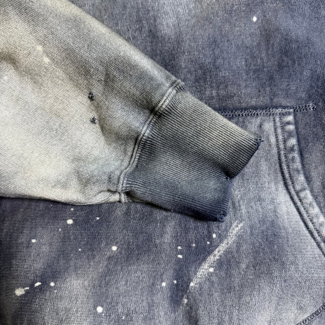 [XL] 바우와우 재팬 데미지 후드 - 네이비 상품이미지6