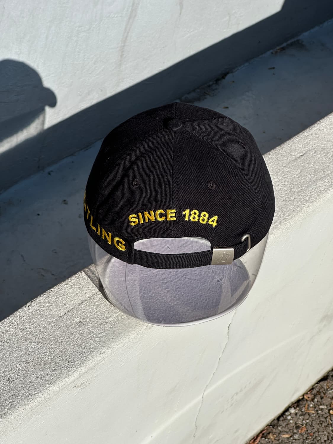 [F] 브라이틀링 로고 블랙 볼캡 모자 상품이미지4