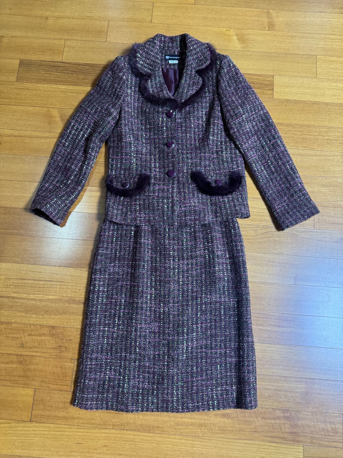 choi jung won 여성 트위드 셋업 상품이미지1