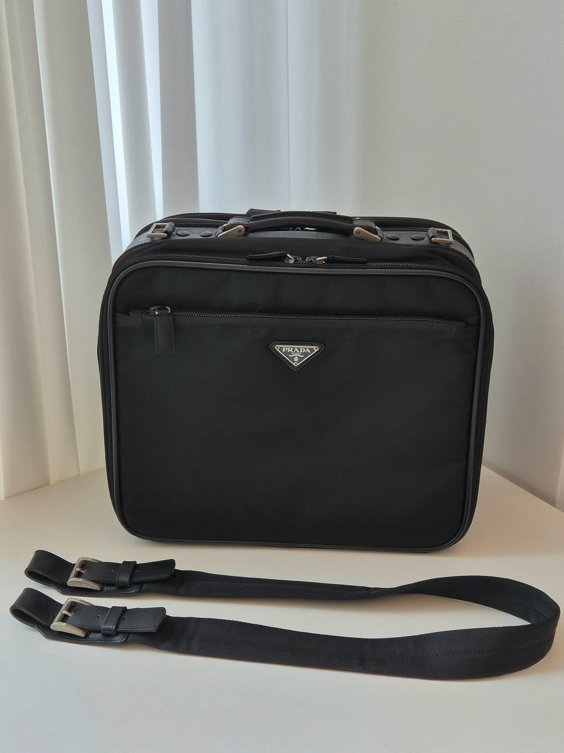 [정품] 프라다 나일론 3단 서류가방 브리프케이스 상품이미지1