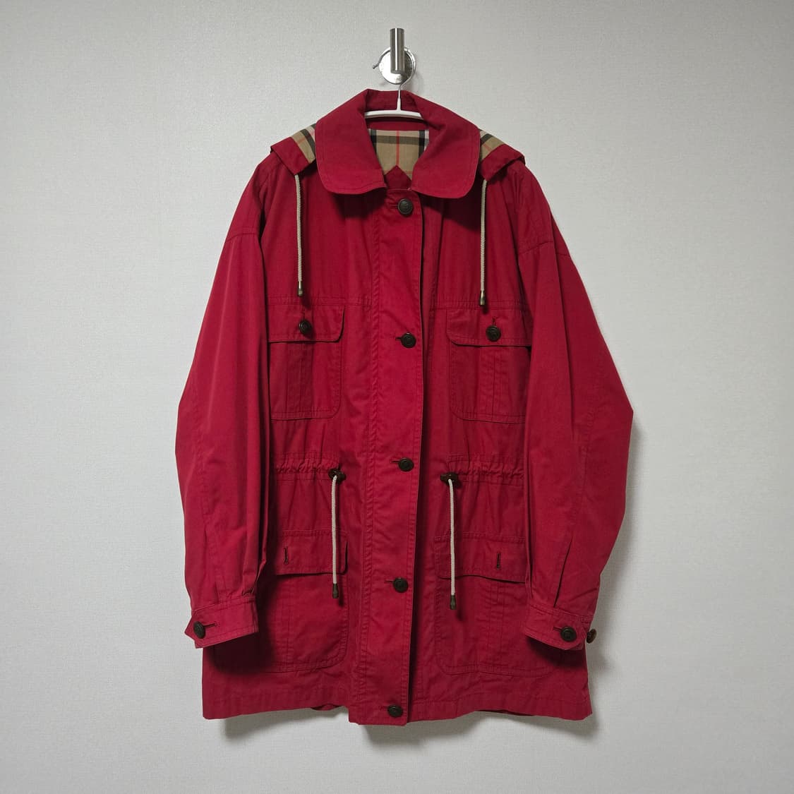 버버리 코튼 후드 사파리 자켓 / 여성 자켓/ 여자 자켓  상품이미지1