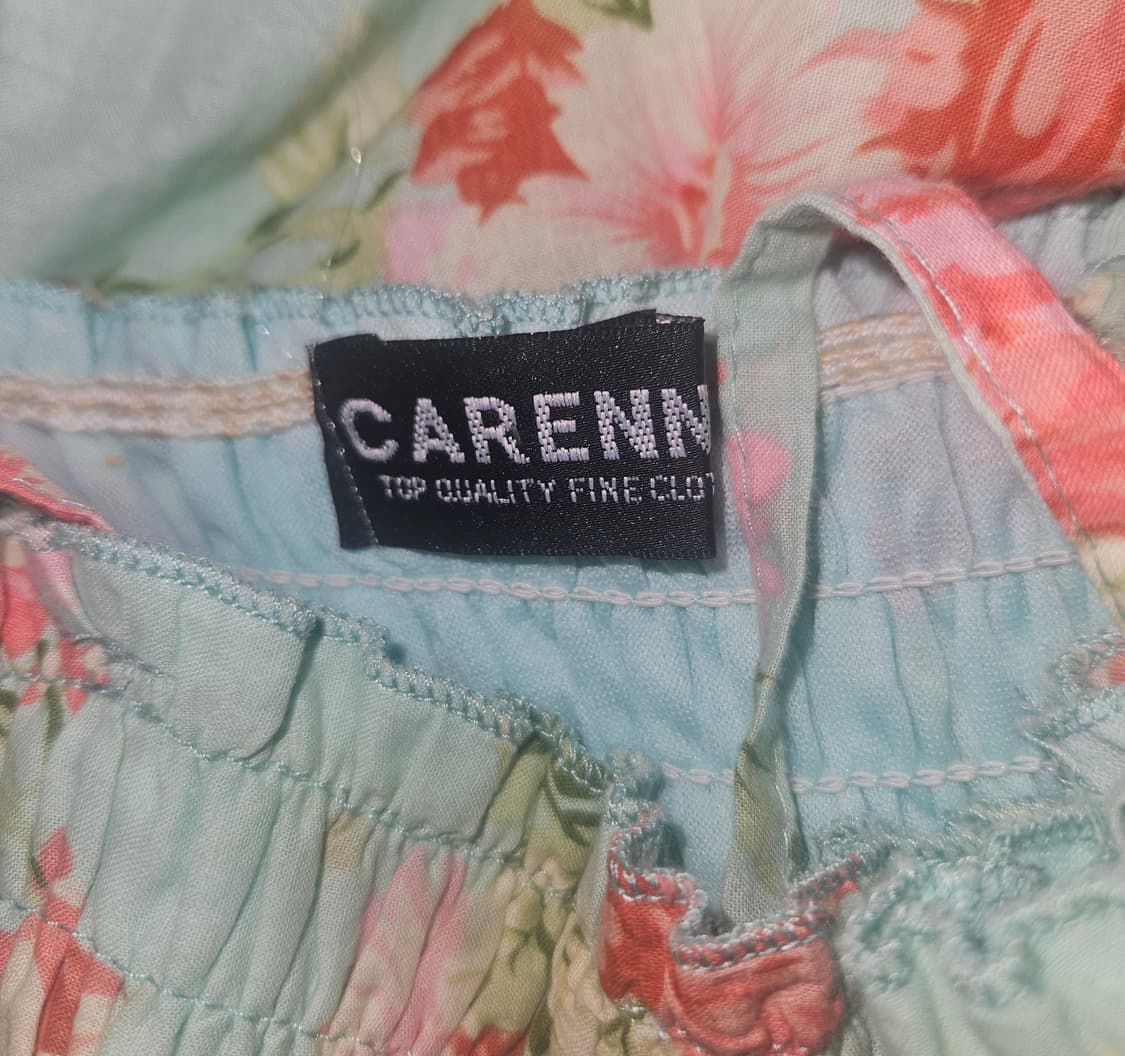 carenna 빈티지 오네갸루 민트🍸하와이안 플라워 드레스 상품이미지7