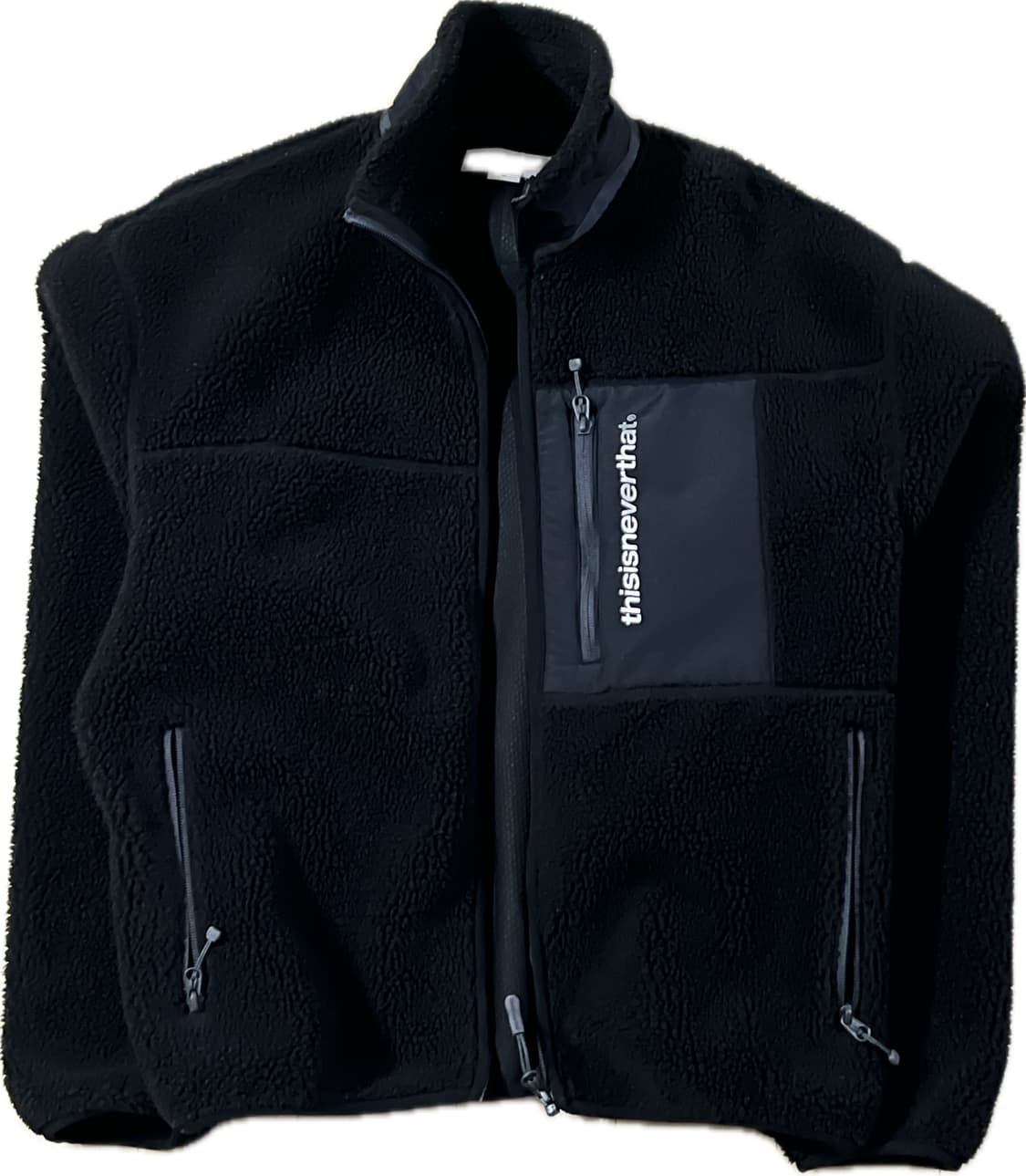 디스이즈네버댓 SP 쉐르파 플리스자켓 블랙 상품이미지2