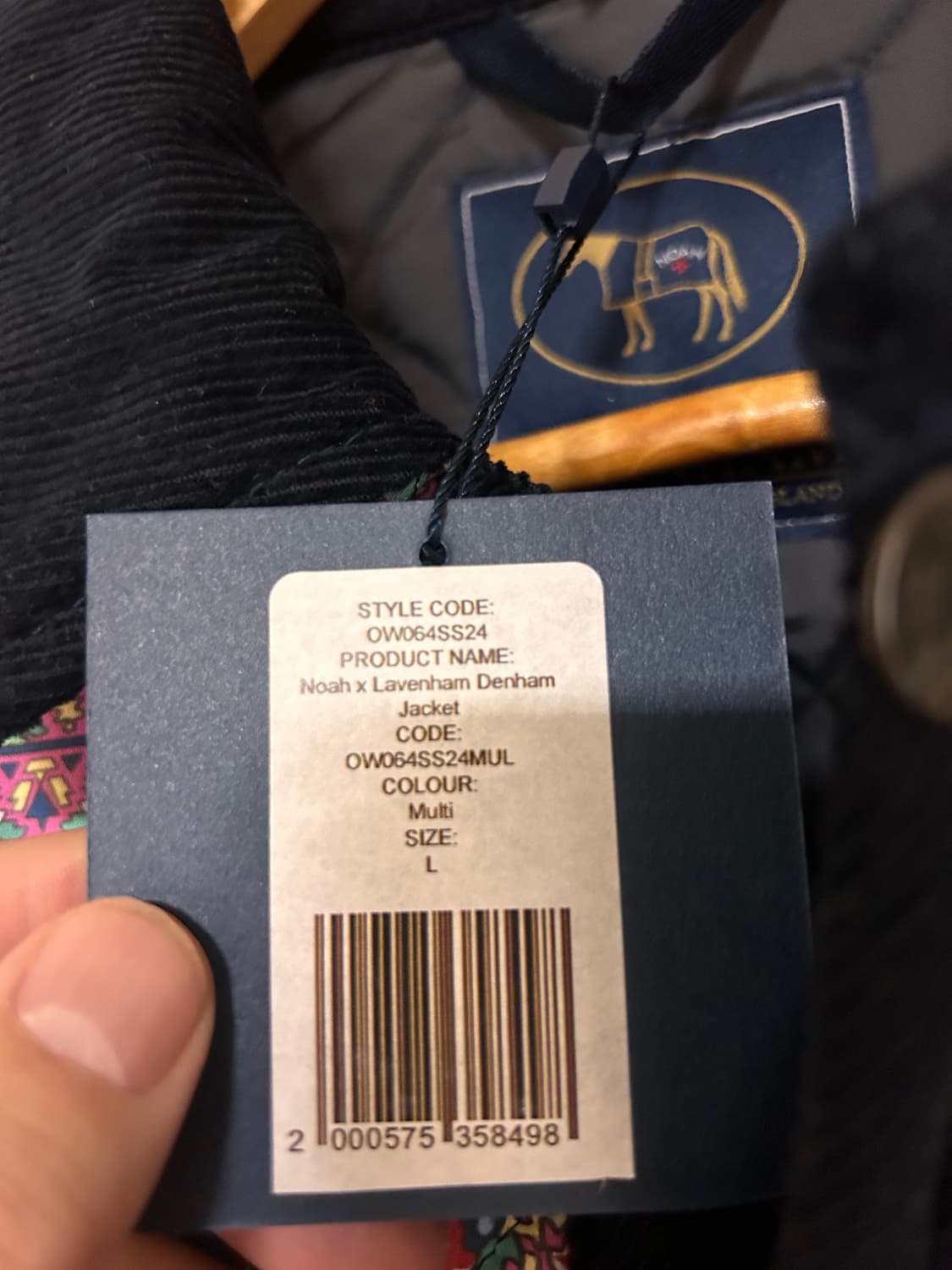 [새제품] 노아 x 라벤햄 자켓 L 사이즈 팝니다 상품이미지6