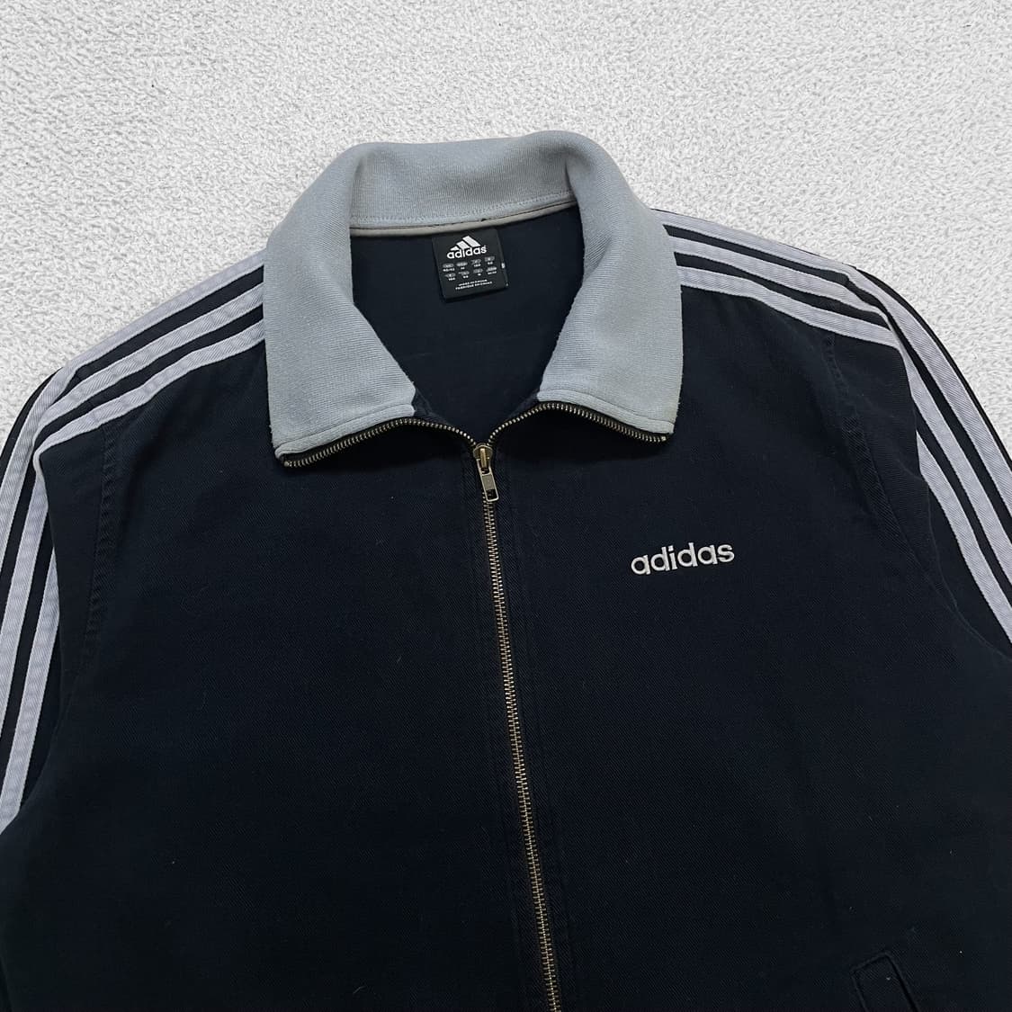 아디다스 00s 베켄바우어 코튼 트랙 자켓 블랙 그레이 상품이미지2