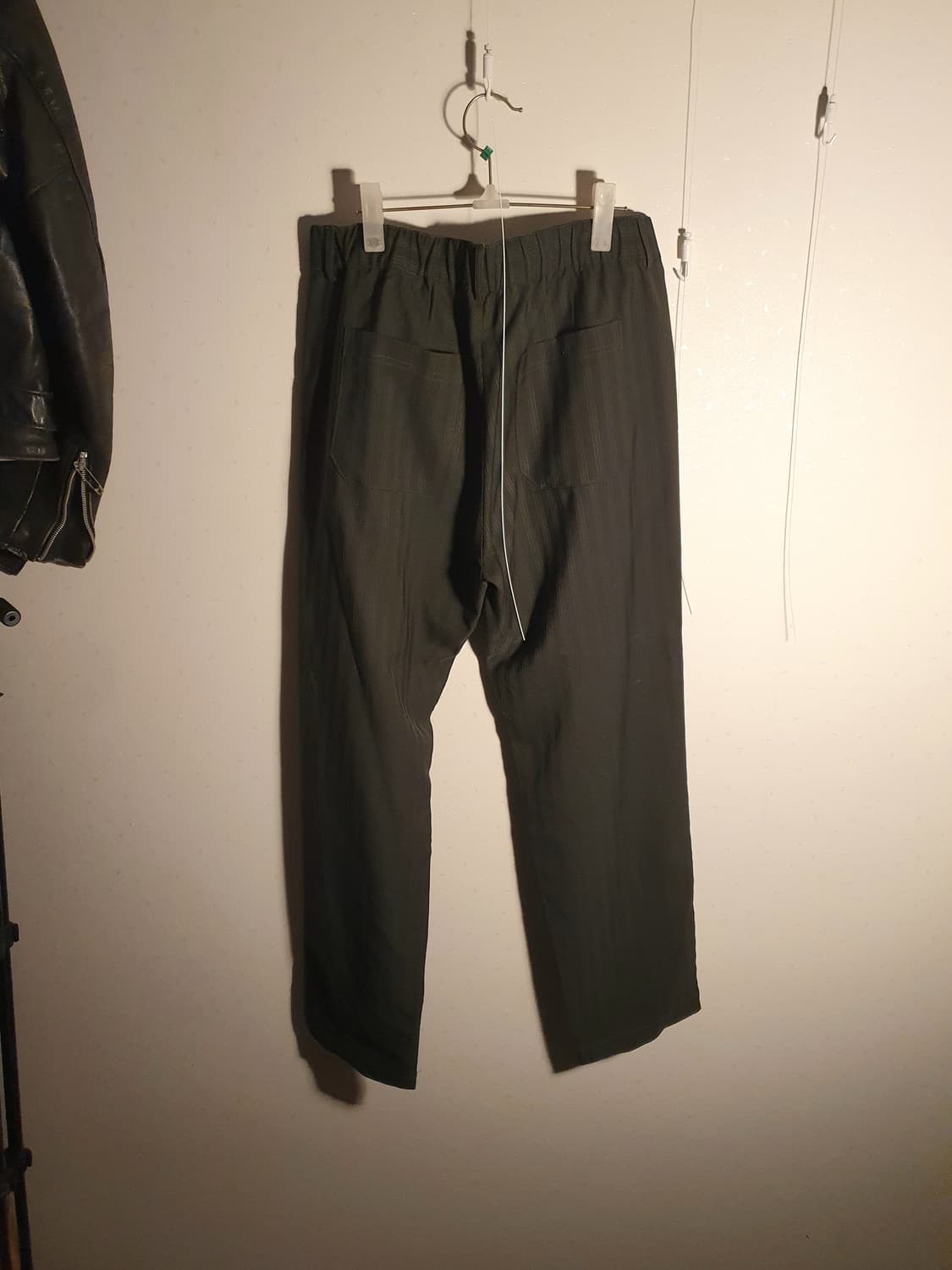 Han kjobenhavn darkgreen stripe pants 상품이미지2