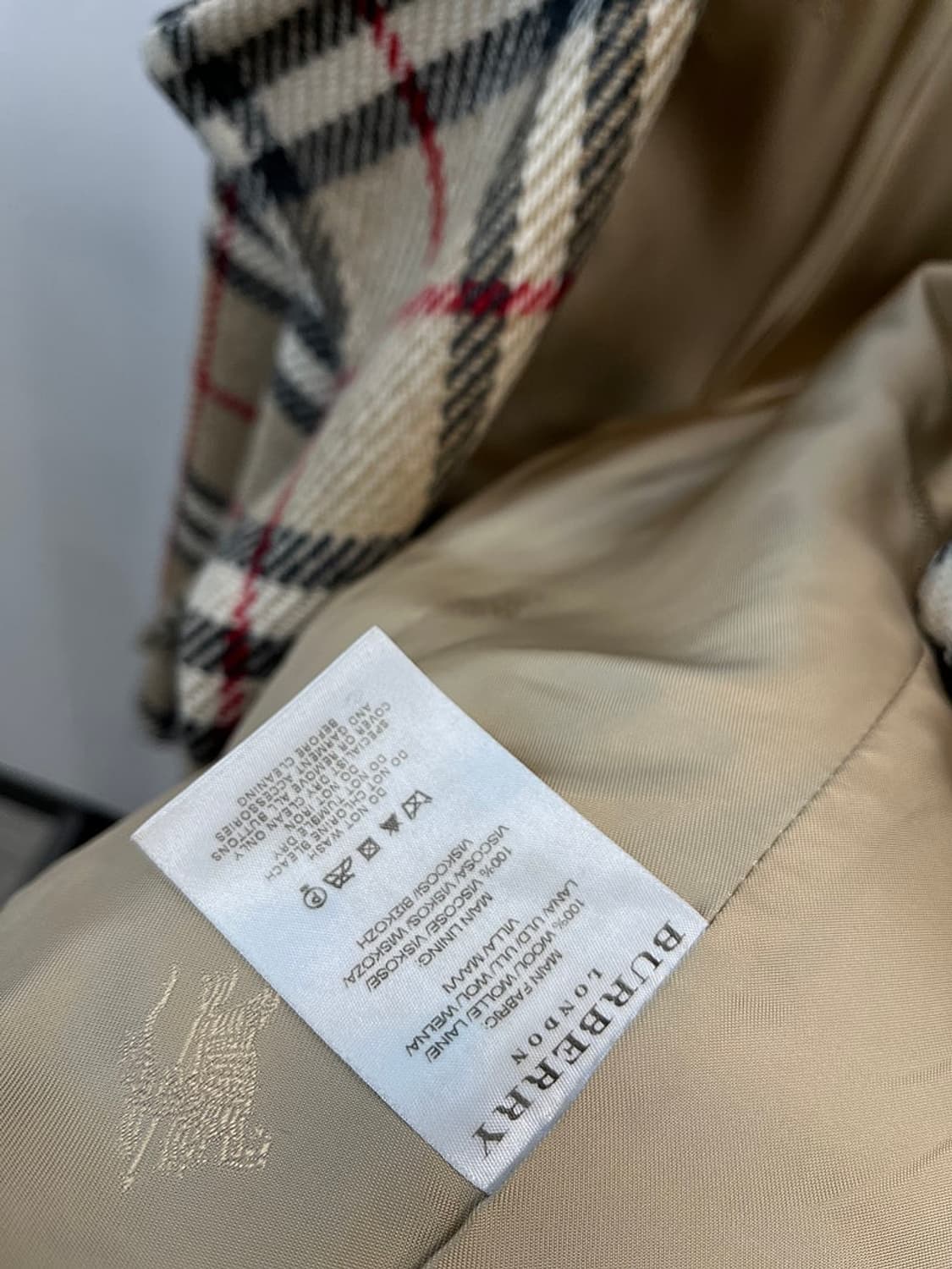 여) 버버리 런던 노바체크 울 트렌치코트 상품이미지10