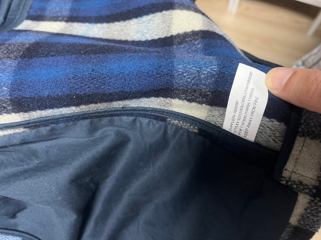 빈티지 폴로 마린체크 피코트 판매 상품이미지4