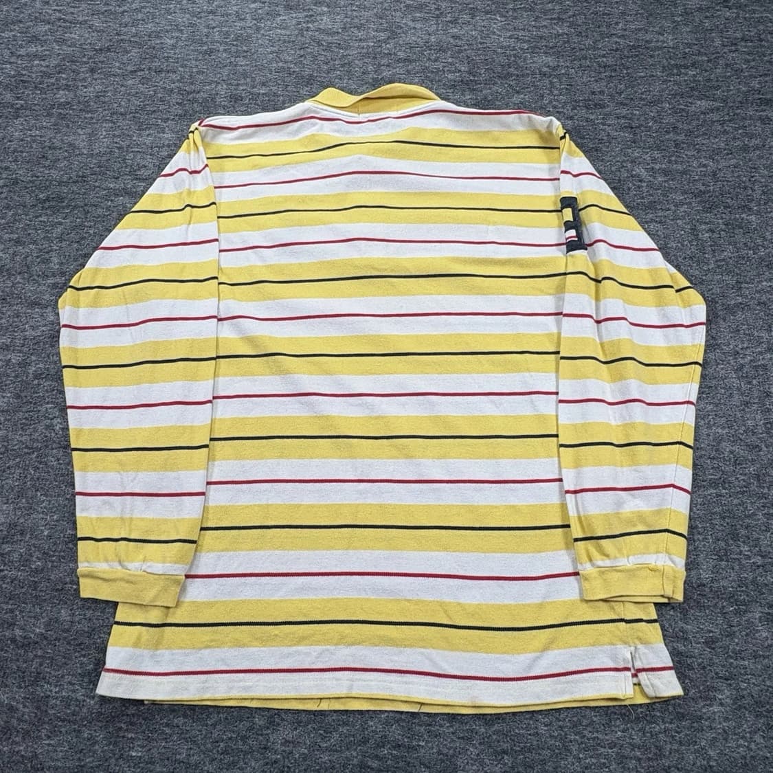 폴로 랄프로렌 옐로우 스트라이프 빅포니 긴팔 카라티 상품이미지2