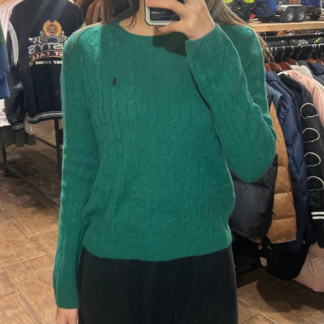 [HI] 폴로 랄프로렌 니트 그린 상품이미지1