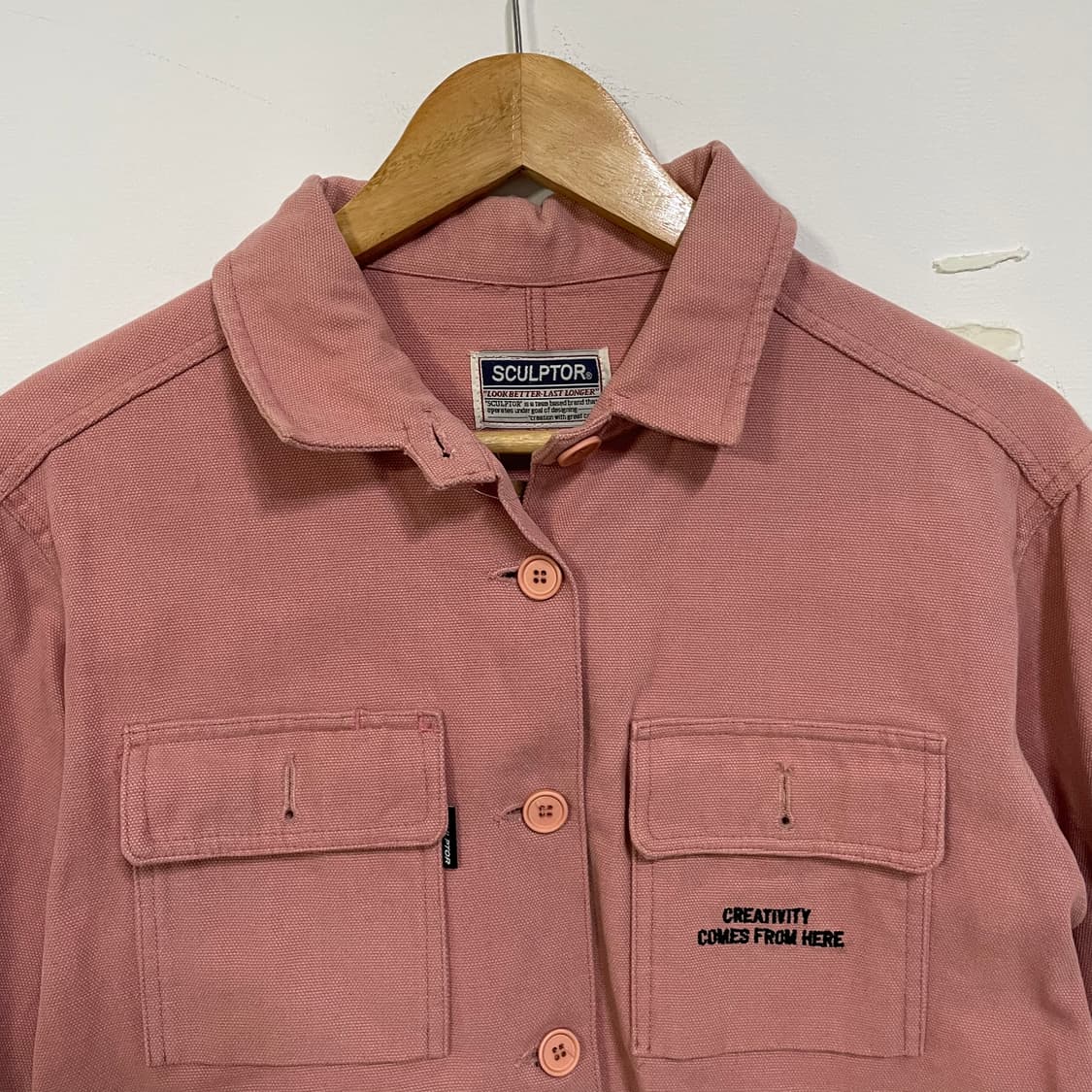 Sculptor 스컬프터 핑크 셔츠 자켓 상품이미지3