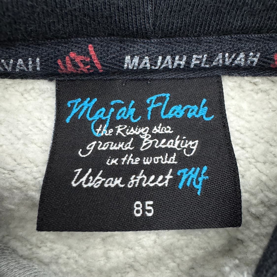 마자플라바 빅로고 딱붙 후드집업 상품이미지6