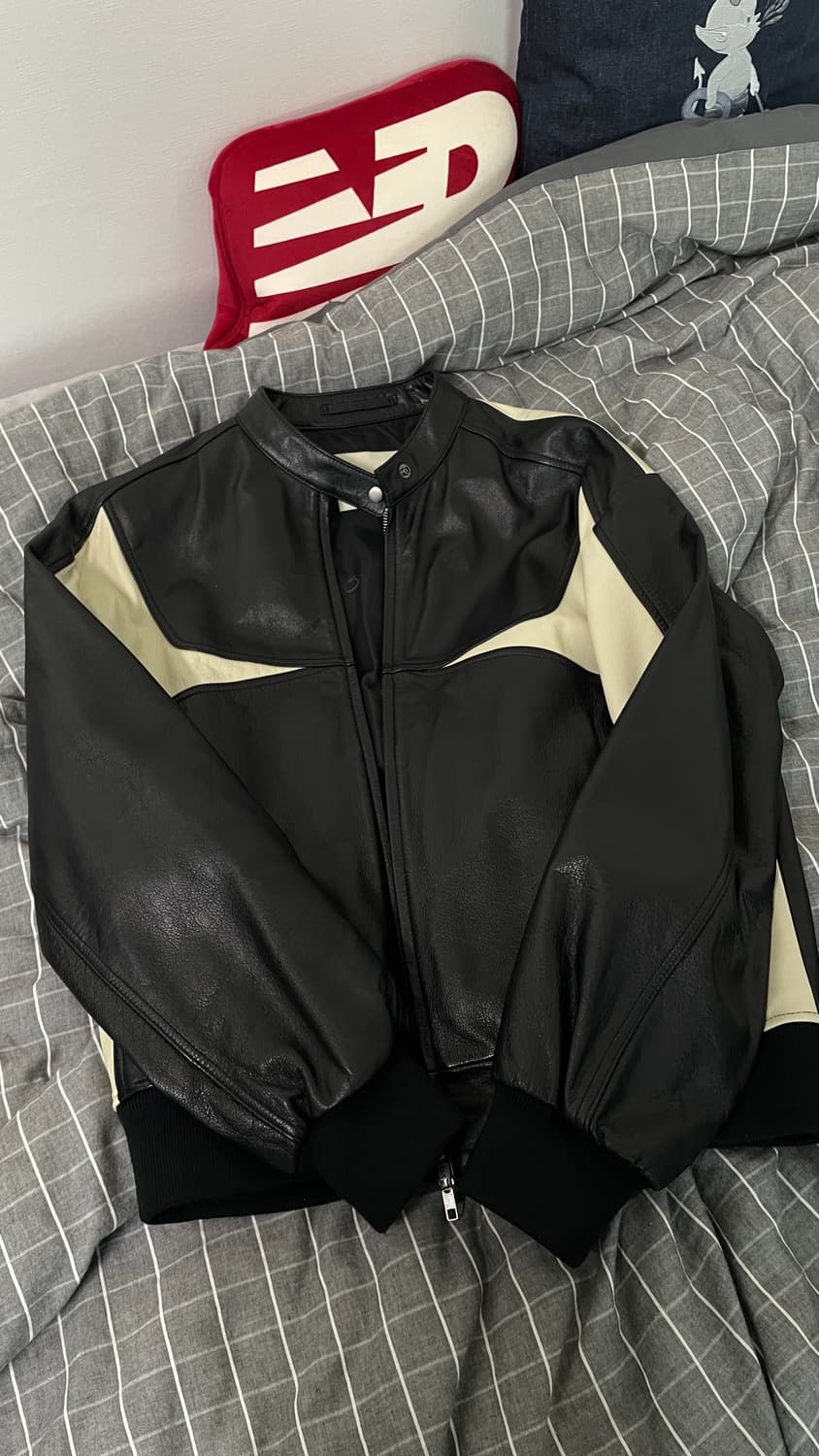 인사일런스 레이싱 레더자켓 s사이즈(95-100) 상품이미지1