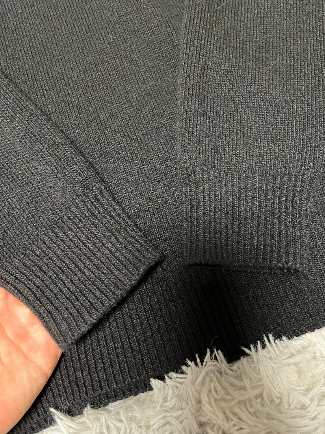 23fw/스톤아일랜드 반집업 니트 상품이미지5