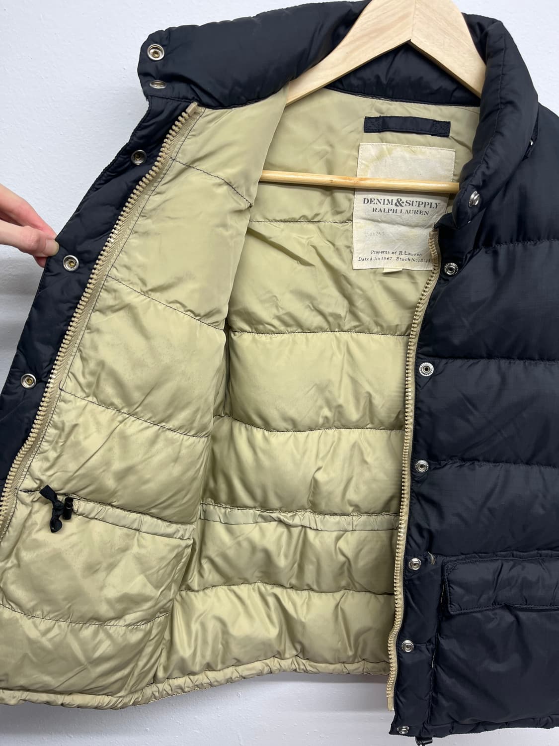 데님앤서플라이 랄프로렌 구스 패딩 S 상품이미지3