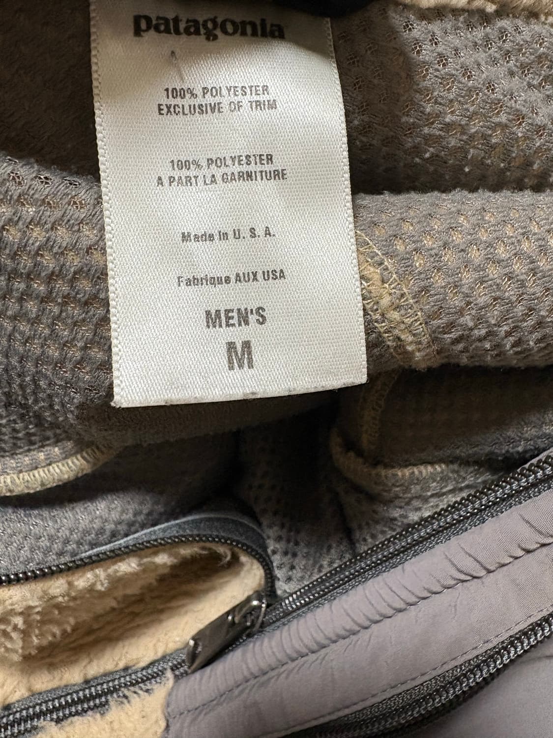 00s 파타고니아 레트로-X 네추럴/그레이 USA 상품이미지3