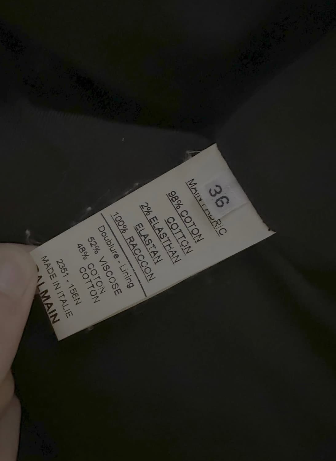 발망 라쿤퍼 오피서 자켓 상품이미지5