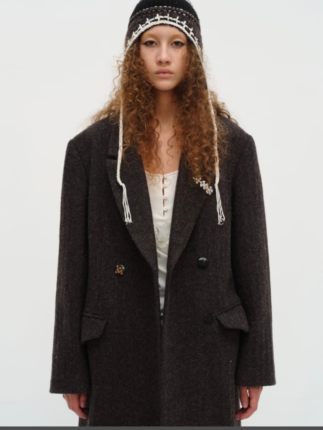 스퀘어서클 롱코트  상품이미지1