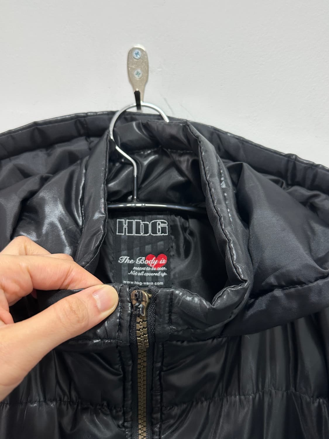 HBG black crop puffer 상품이미지7