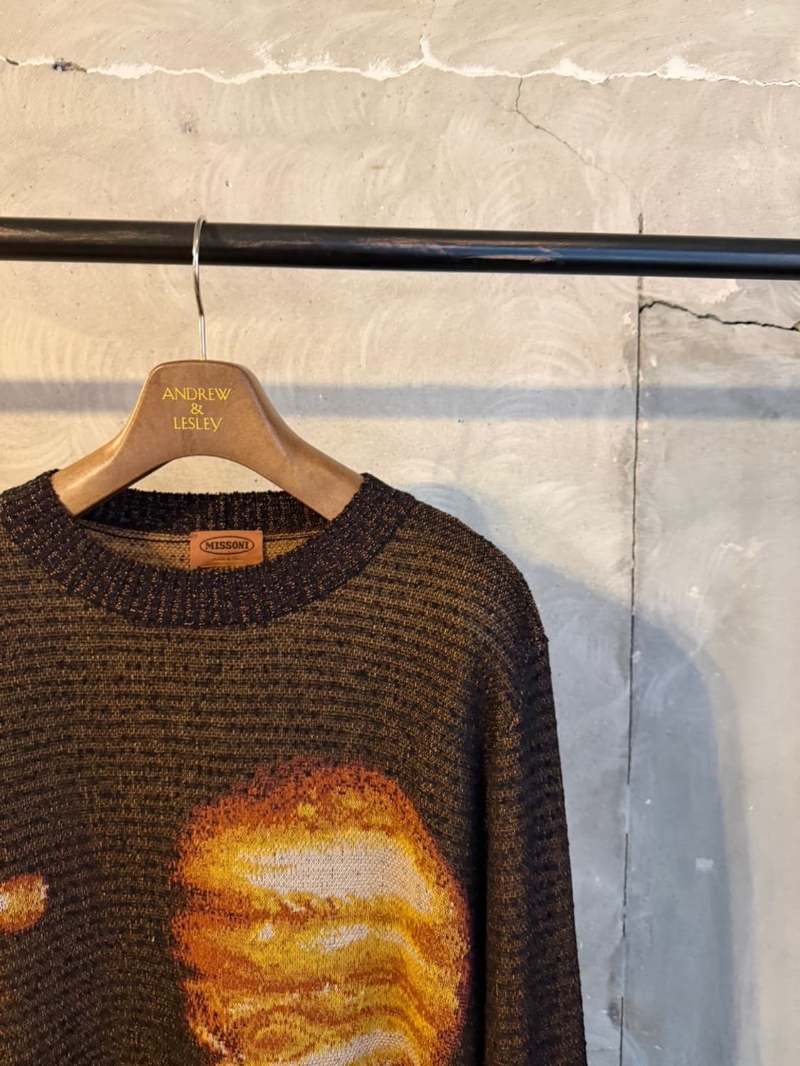 미쏘니 그래픽 니트 100~105 상품이미지4