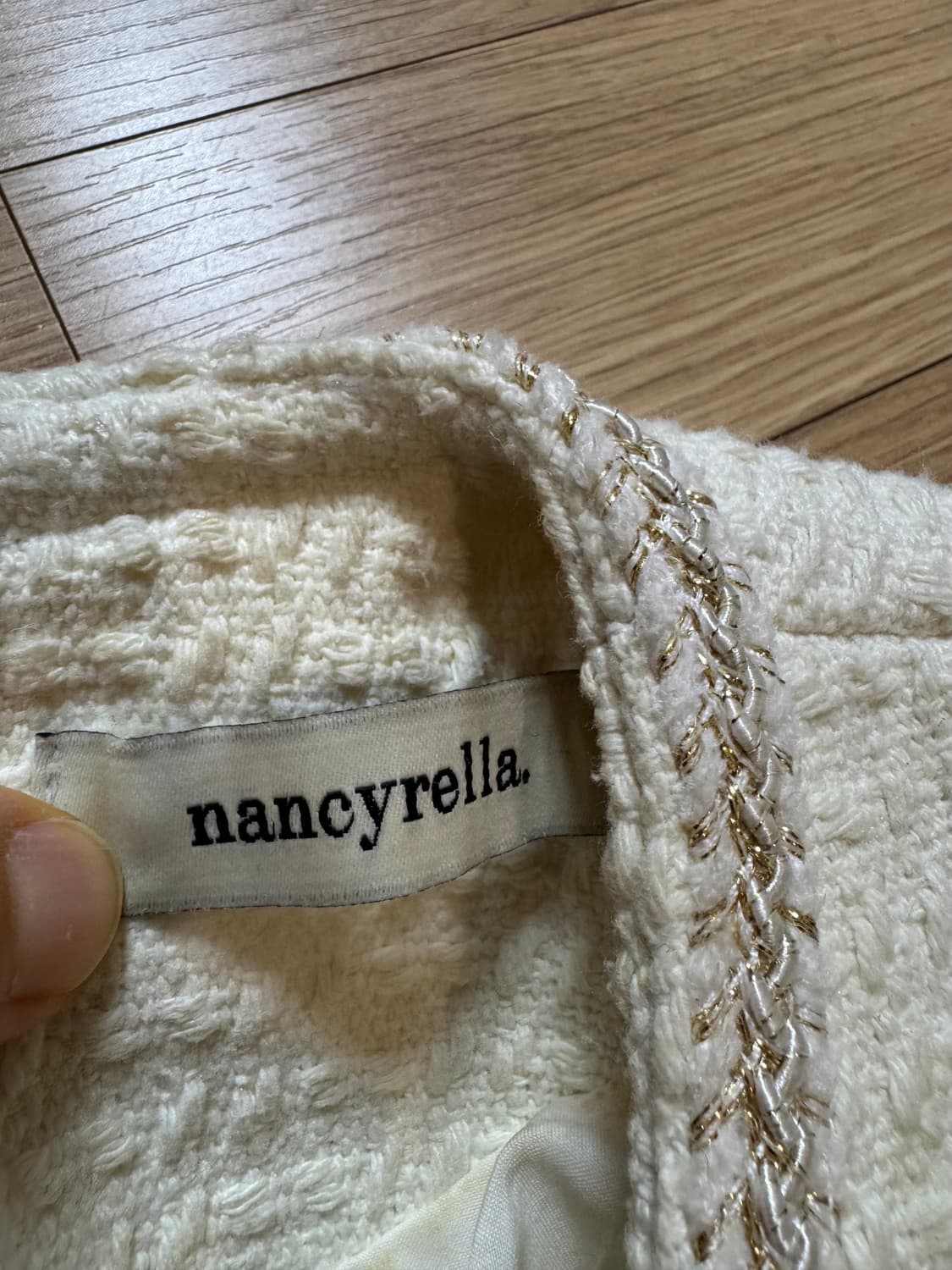 낸시렐라 반필 트위드 원피스 상품이미지2