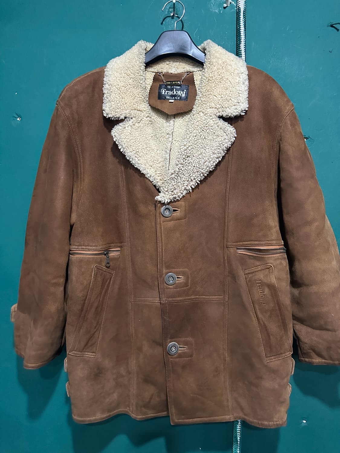 양가죽 무통 무스탕 105사이즈 상품이미지1