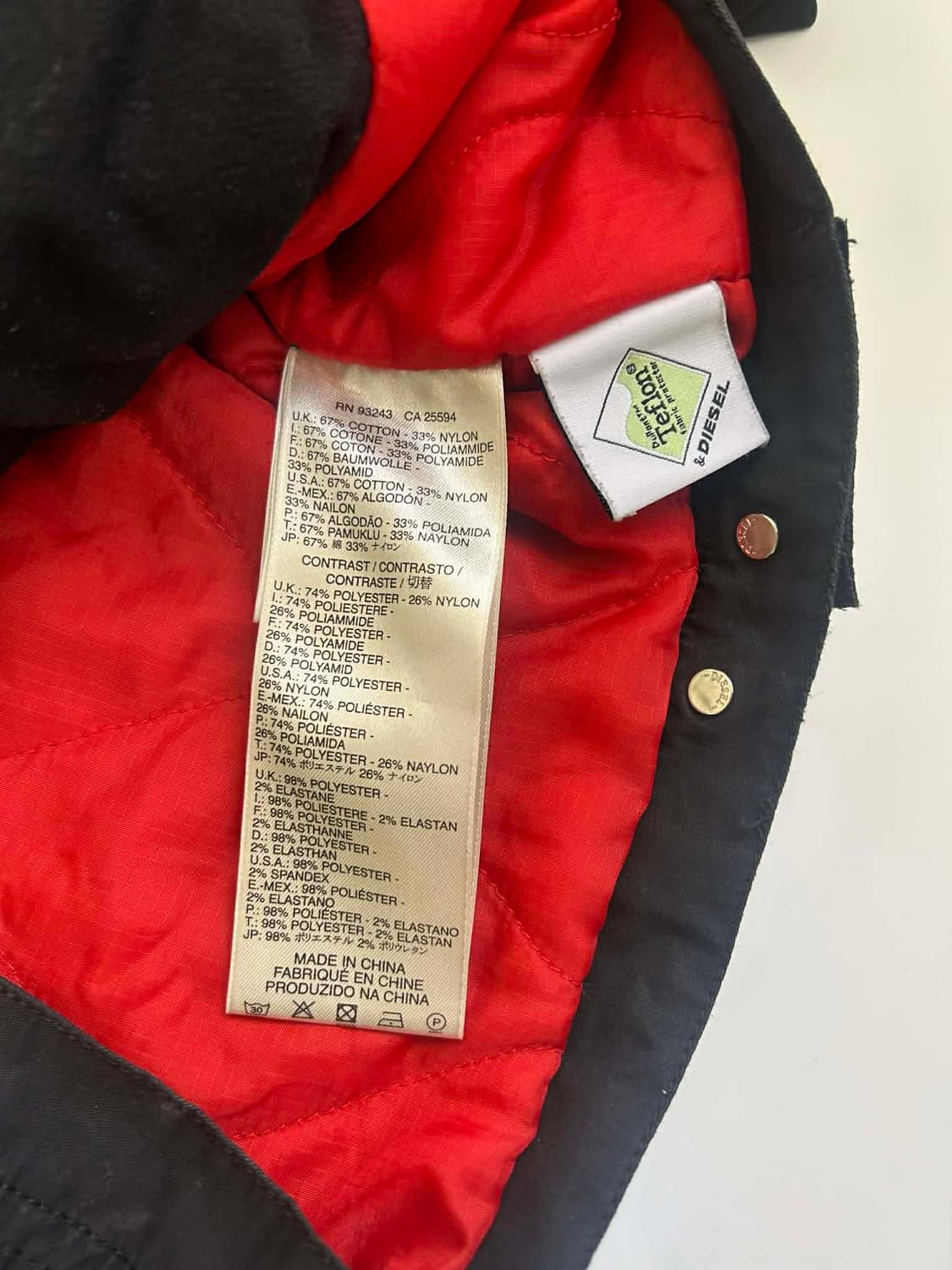 [XL] 디젤 퀄티드 트러커 자켓 상품이미지3