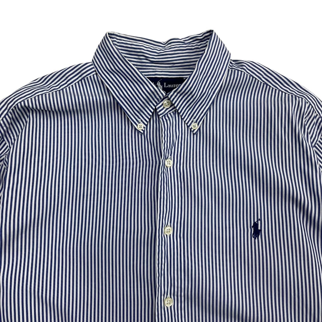 폴로 랄프로렌 네이비포니 네이비 세로 단가라 셔츠 상품이미지4