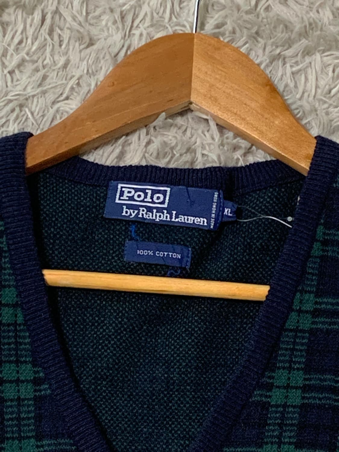 폴로 랄프 로렌 니트 조끼 베스트 (공용XL) 상품이미지5