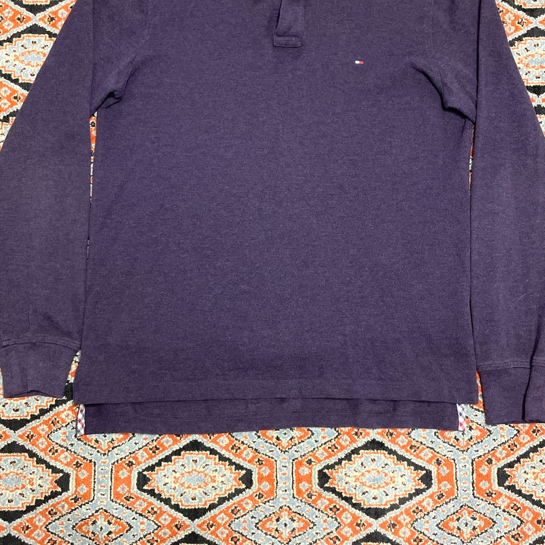 타미힐피거 퍼플 긴팔 카라티셔츠 PK 남성M  상품이미지3