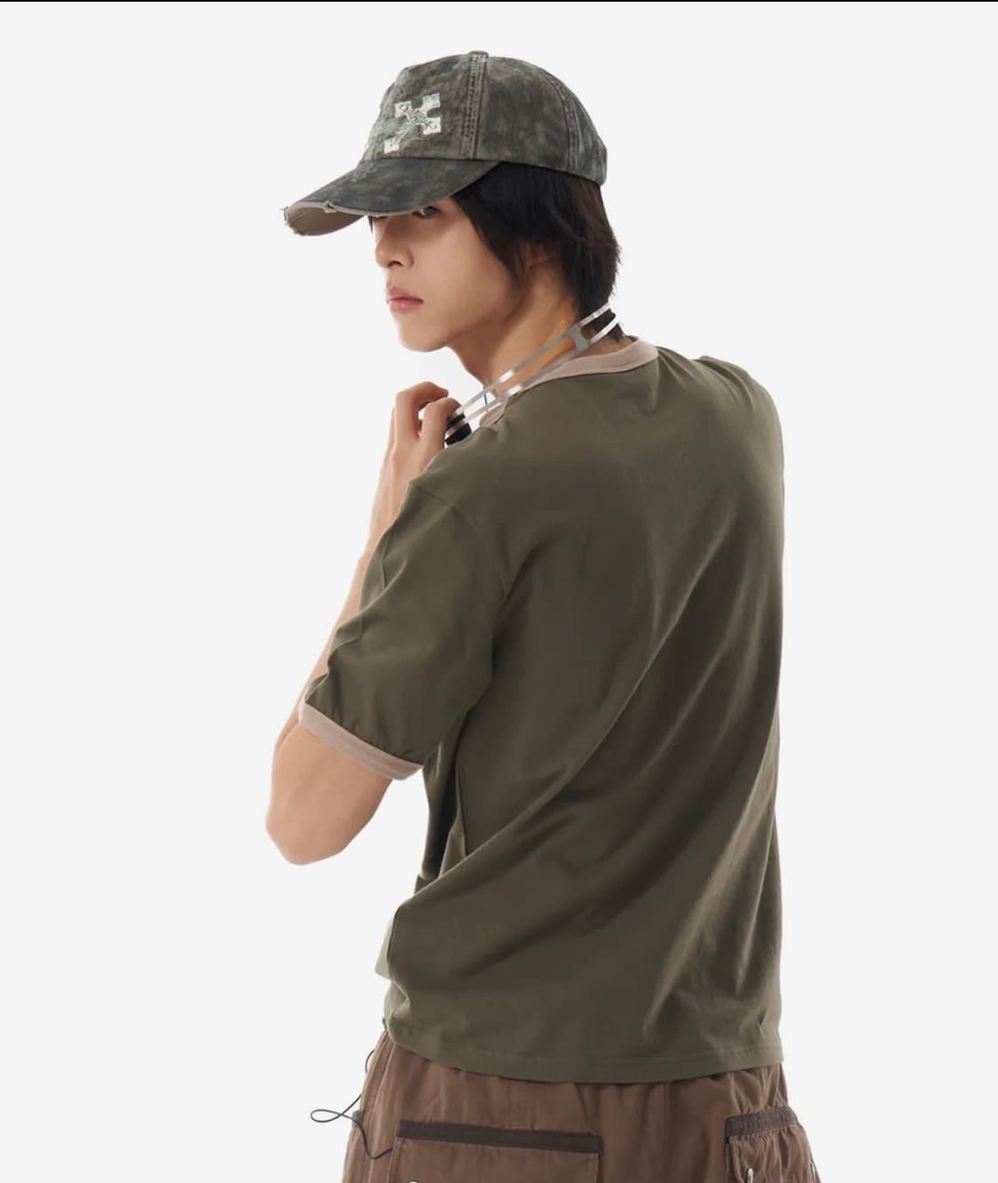 아캄 CROS2 Washed Damage Ball Cap  상품이미지3