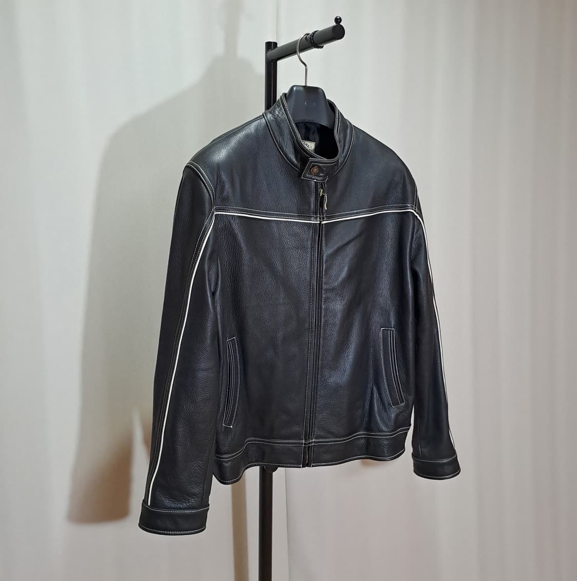 (택포) MONTANA 소가죽 바이커 자켓 100 B89 상품이미지3