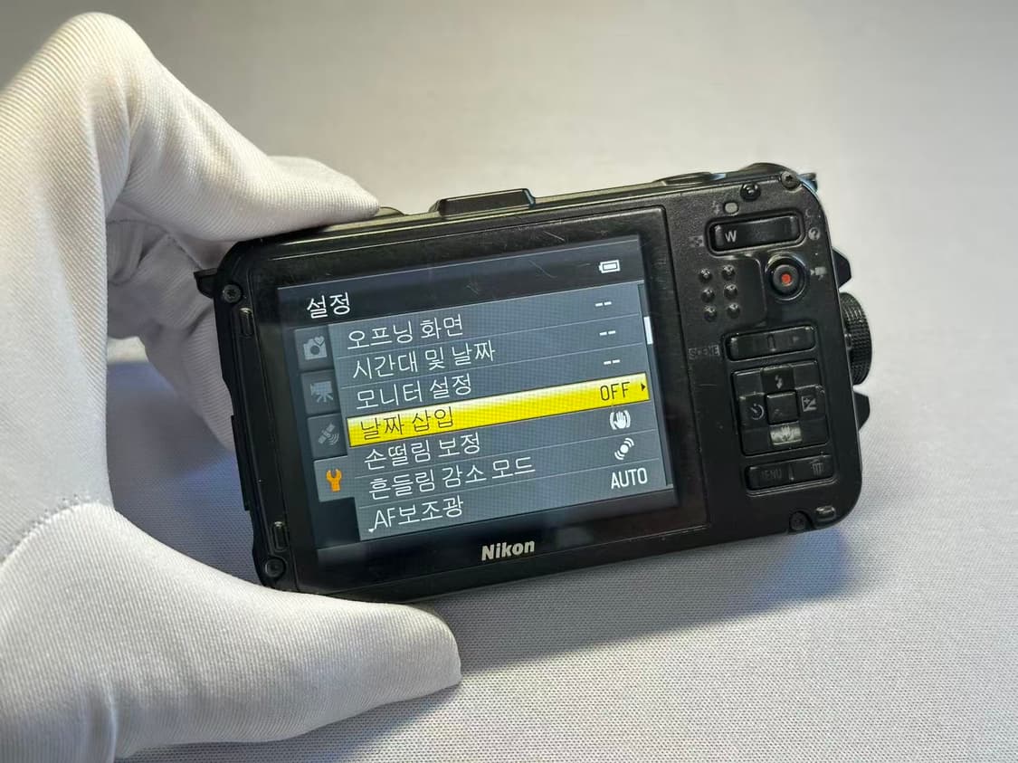 니콘 쿨픽스 aw100 블랙 빈티지 디카 상품이미지6