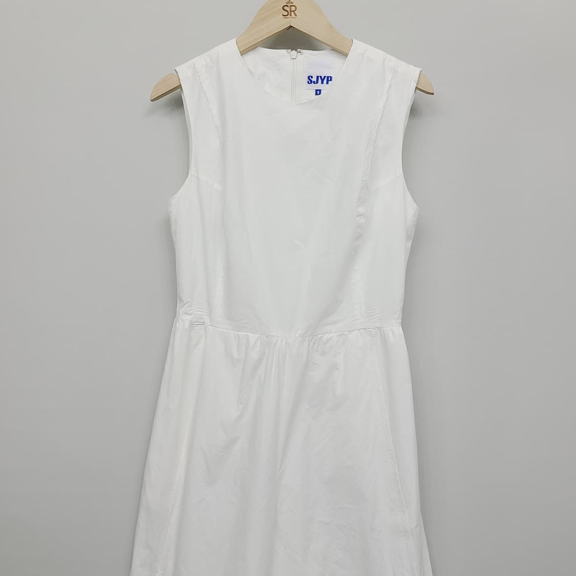 SJYP 화이트 버튼 와이드 점프수트 S 상품이미지3