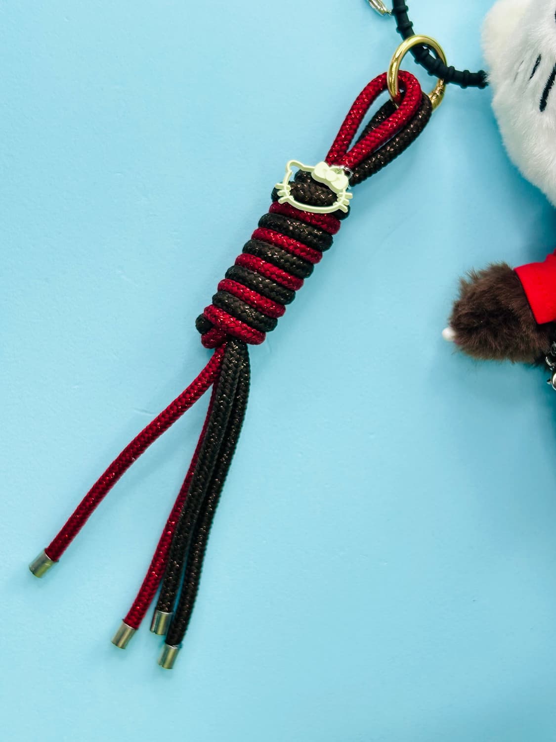 (86)😸정품몬치치 커스텀키링♥️키티무드 멜빵바지 상품이미지3