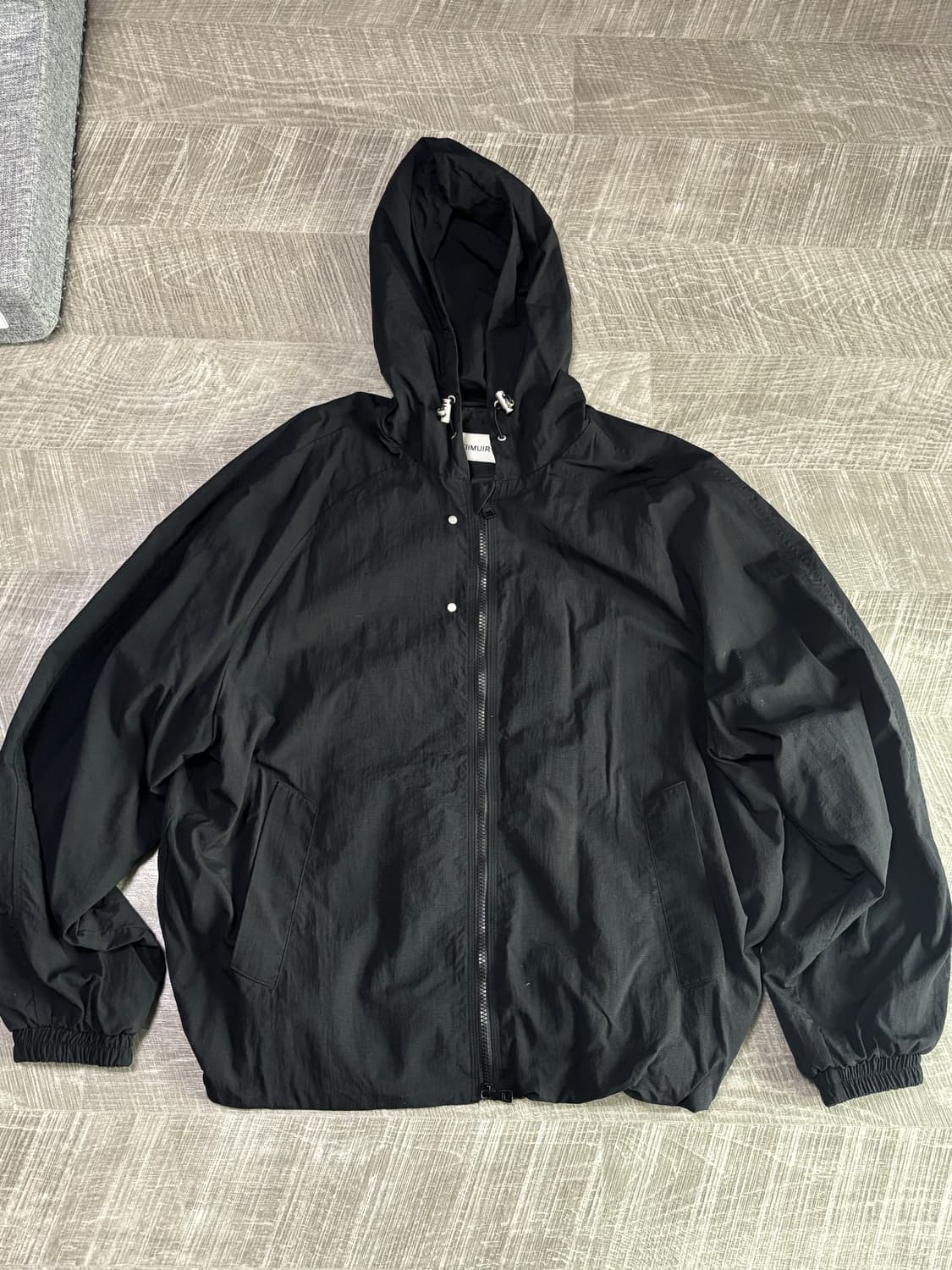 KIIMUIR 블랙 바람막이 L 상품이미지1