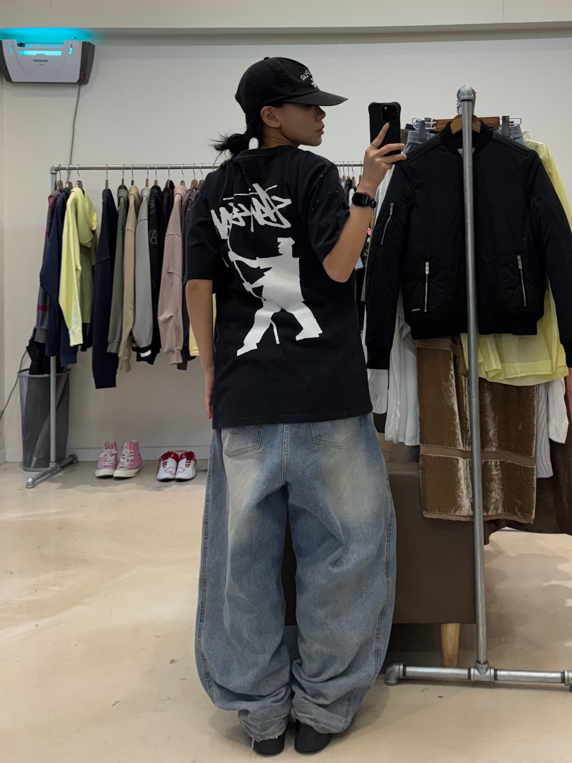 스투시 페인터 다이드 반팔 티셔츠 상품이미지5