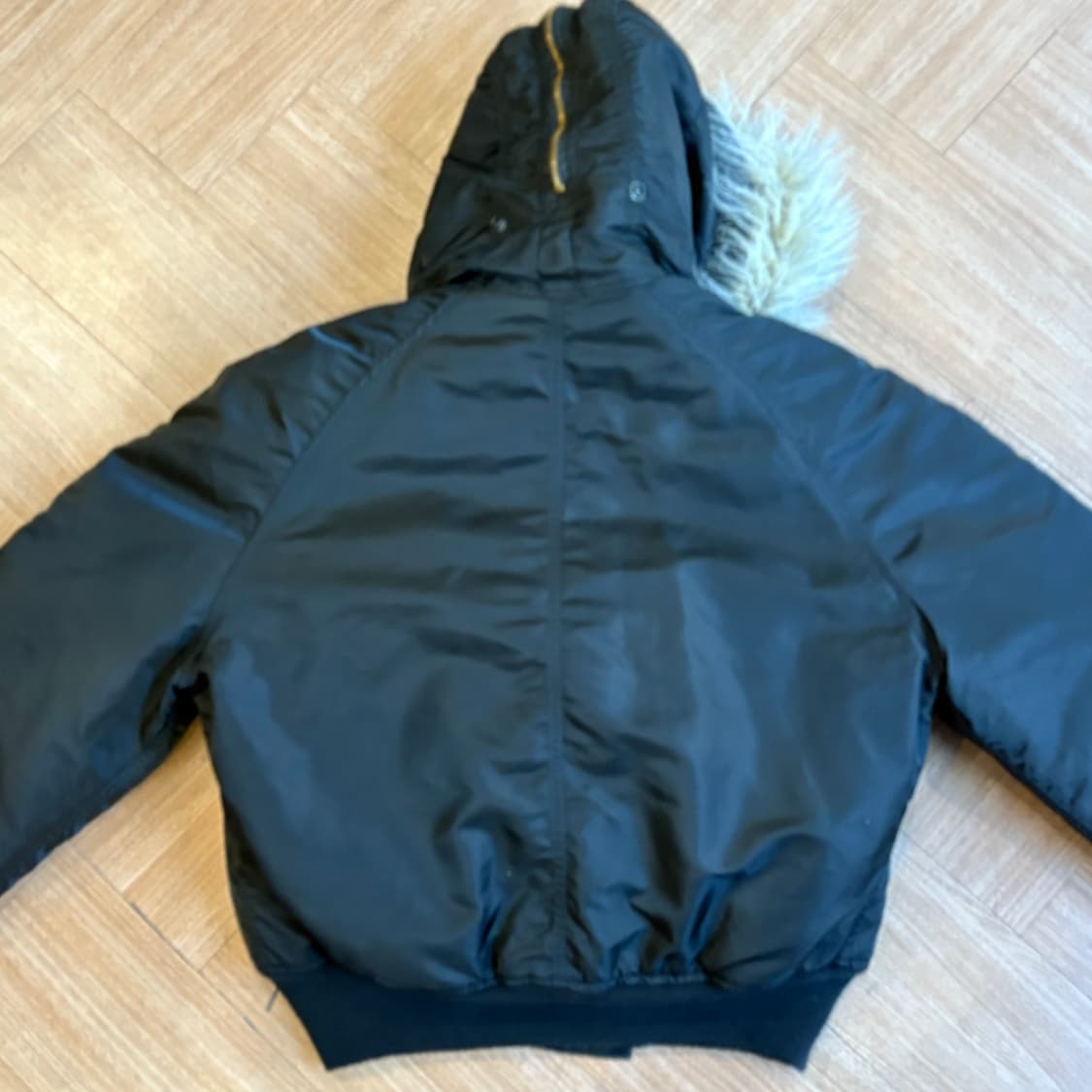 80s USA N-2B 아비렉스 미군 플라이트 자켓 군용 IDEAL 지퍼 상품이미지8