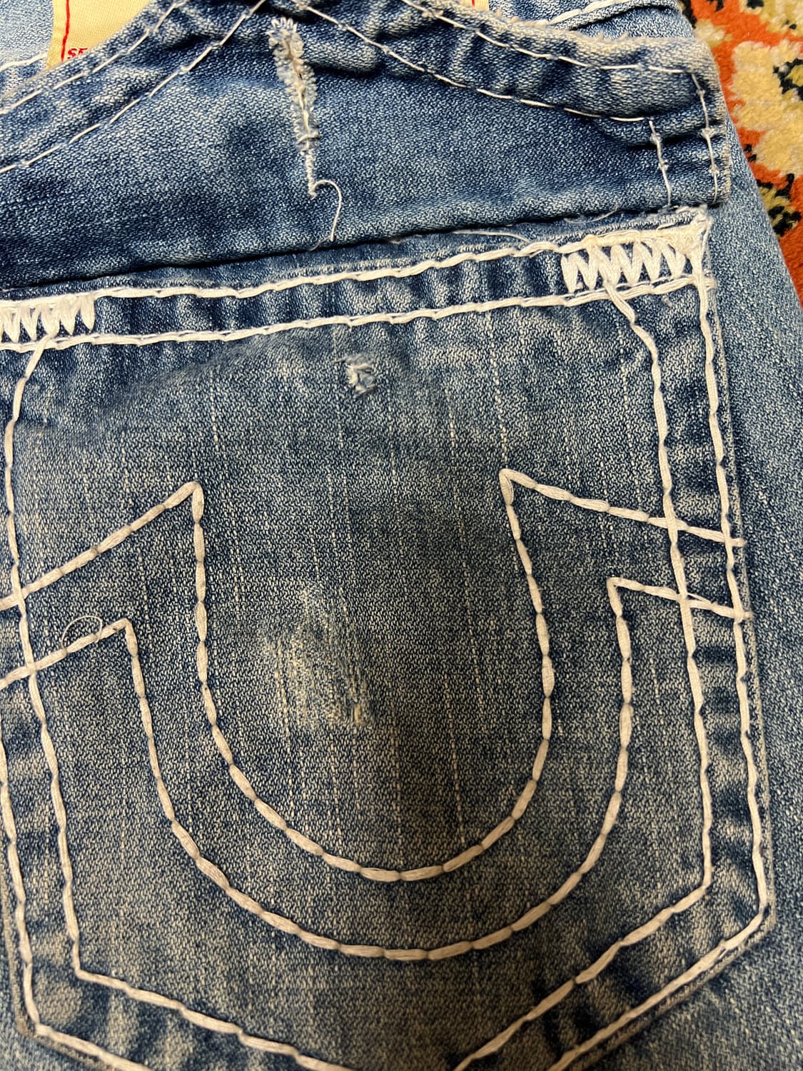 [32] 트루릴리전 조이 슈퍼티 부츠컷 연청 데님팬츠 상품이미지4