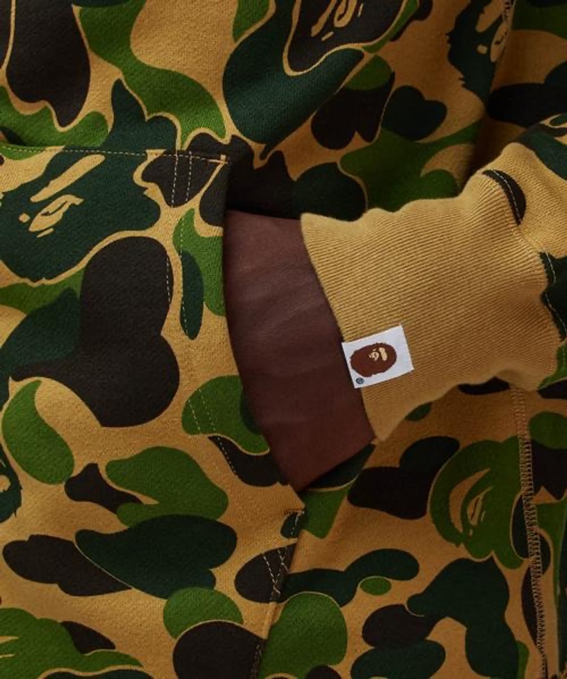 [S,M,L]베이프 25fw ABC 카모 샤크 풀 후드집업 상품이미지7