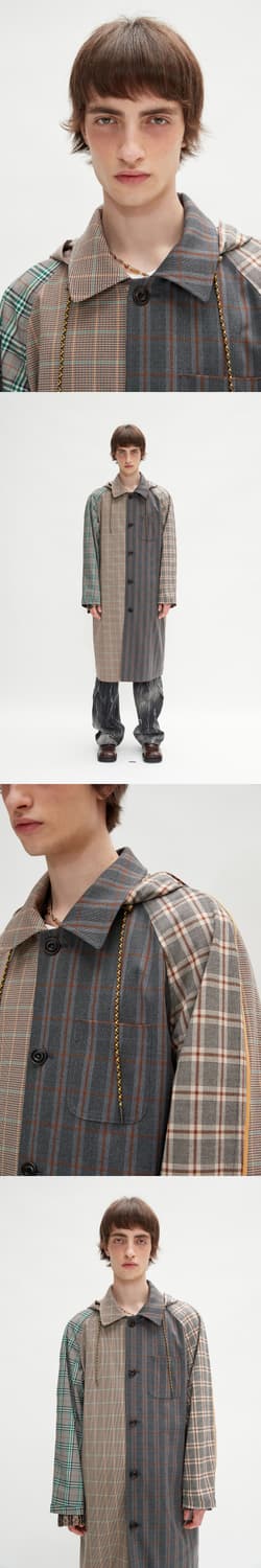 앤더슨벨 멀티 체크패턴 코트 상품이미지2