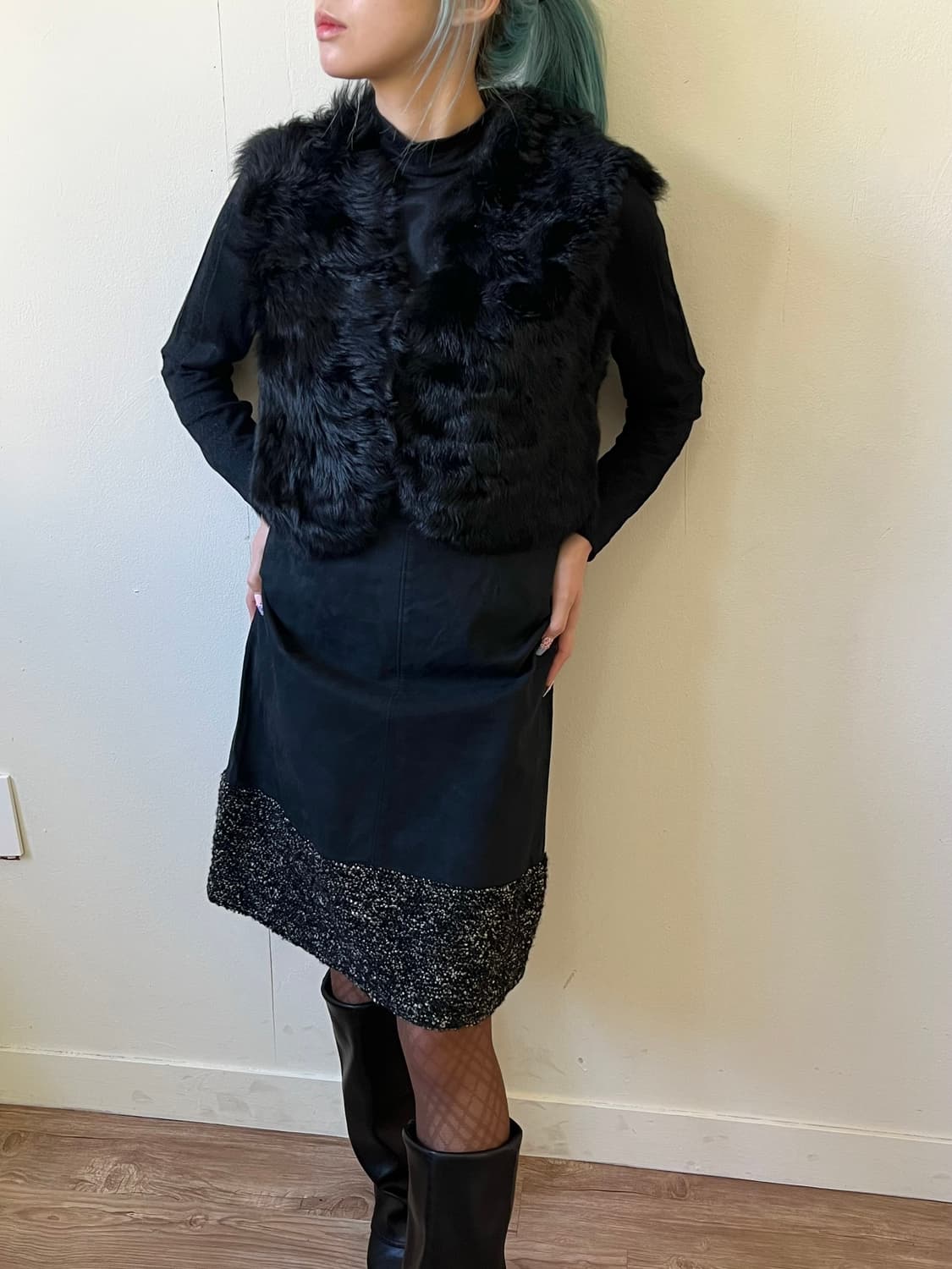 Polo 랄프로렌 블랙라벨 양털 베스트 상품이미지4