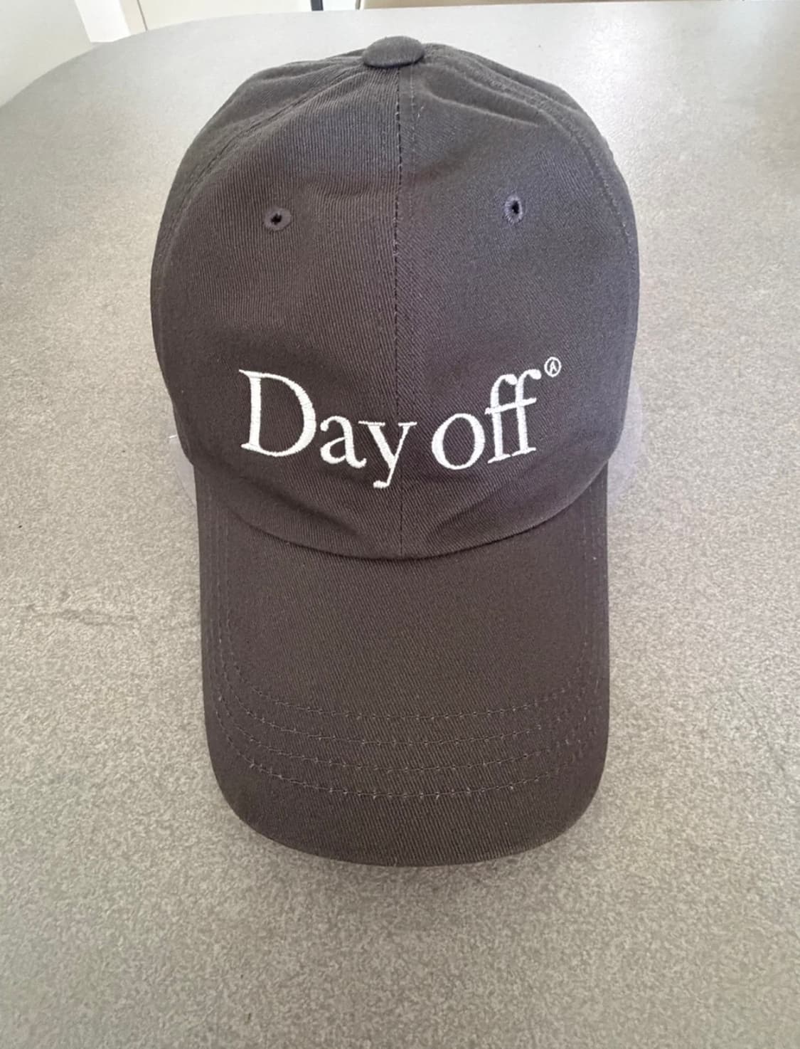 에이카화이트 Day off 볼캡 차콜 상품이미지2