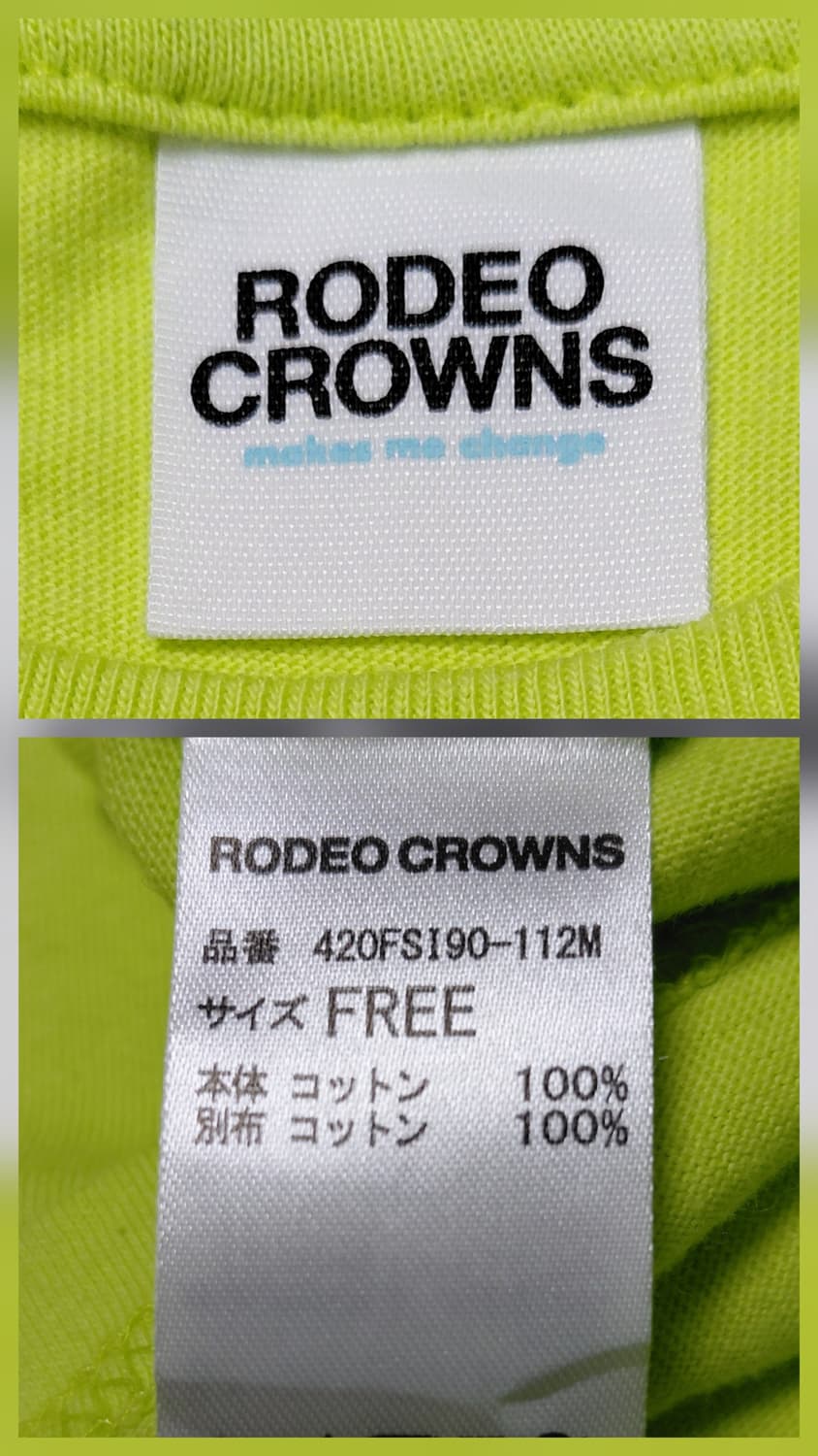 [FREE] Rodeo Crowns 반다나 패치워크 레터링 티셔츠 상품이미지6