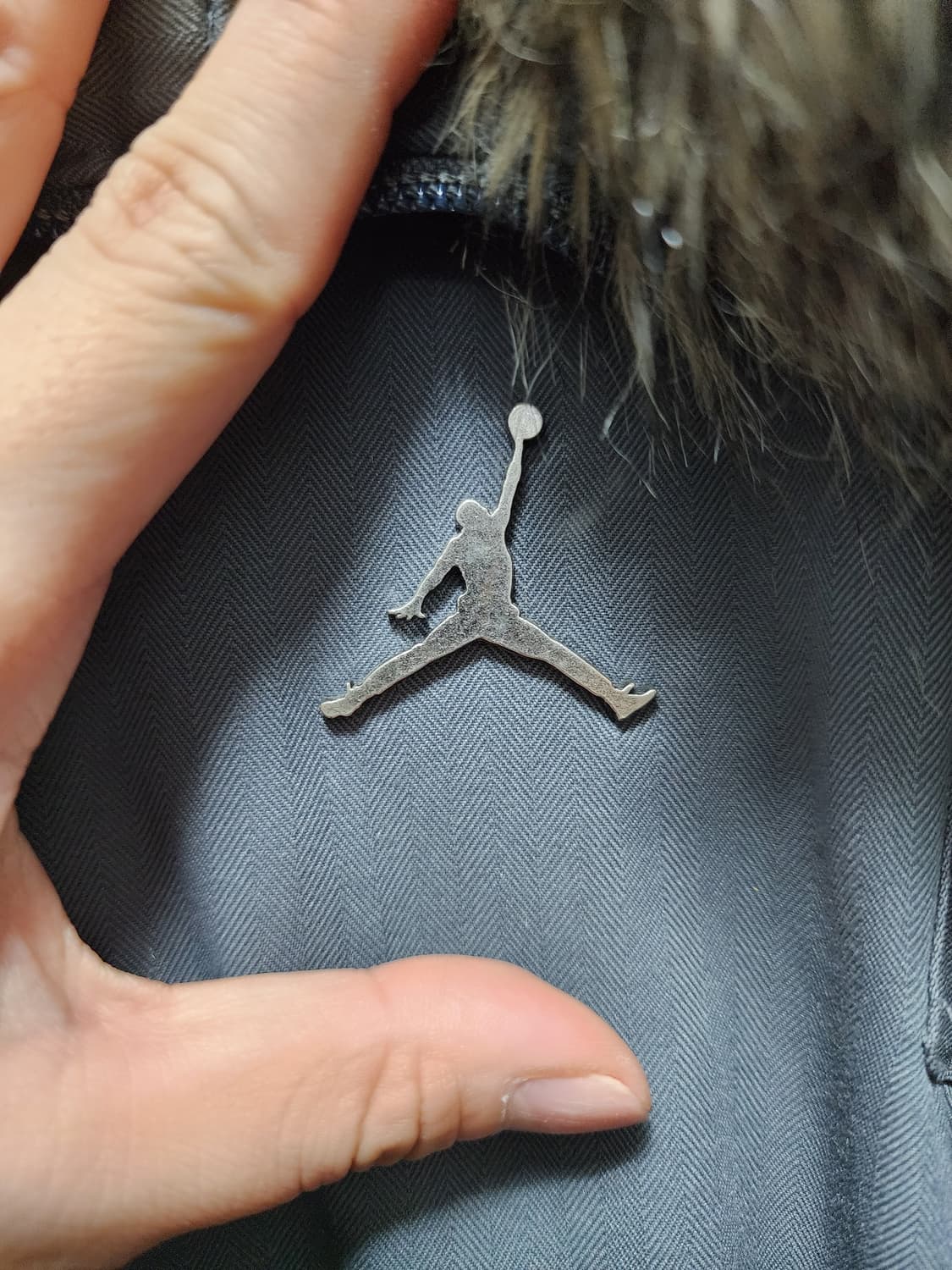 조던 스틸로고 덕다운 후드퍼 패딩  상품이미지3