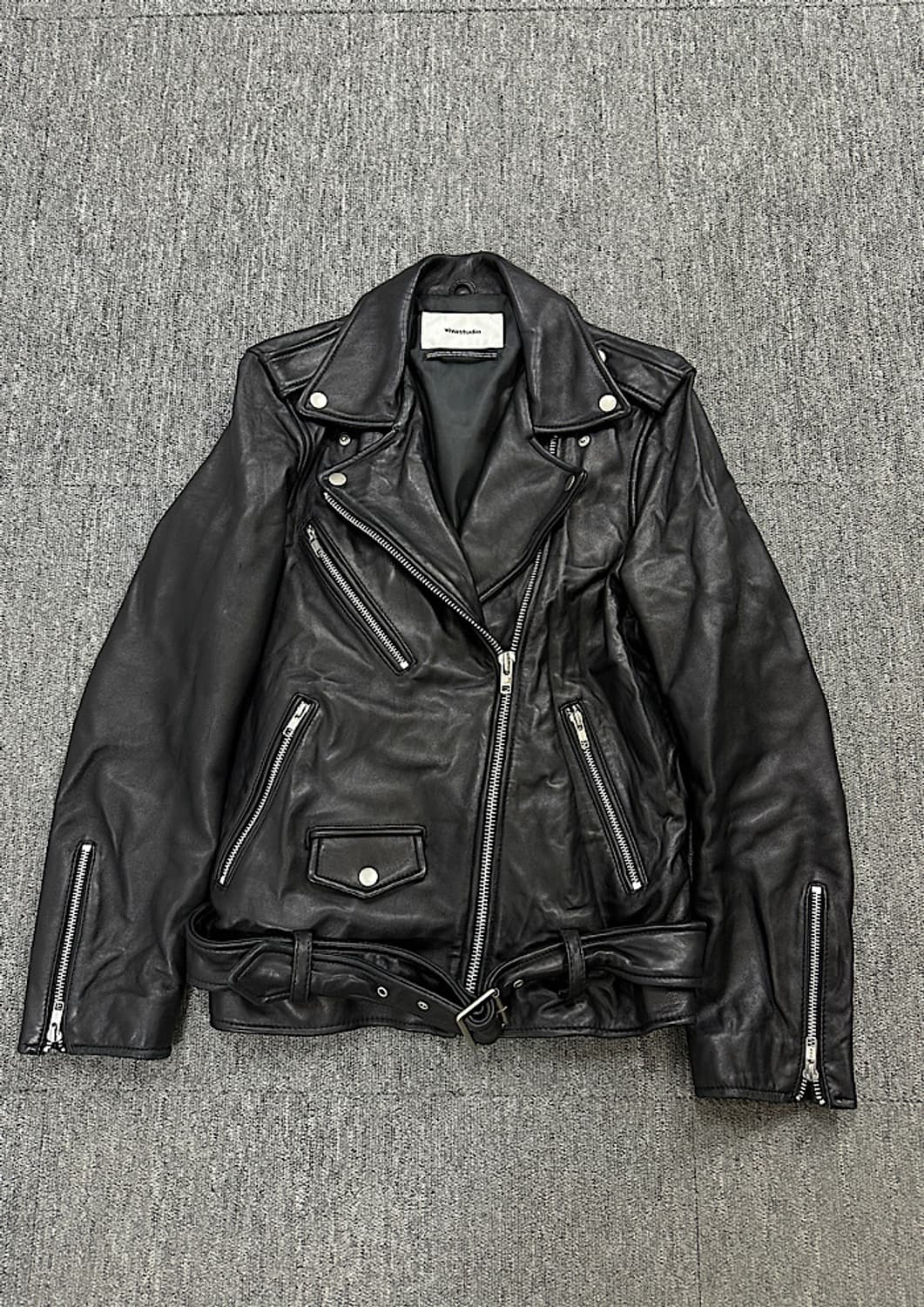비비스튜디오 가죽 라이더자켓 M 상품이미지1